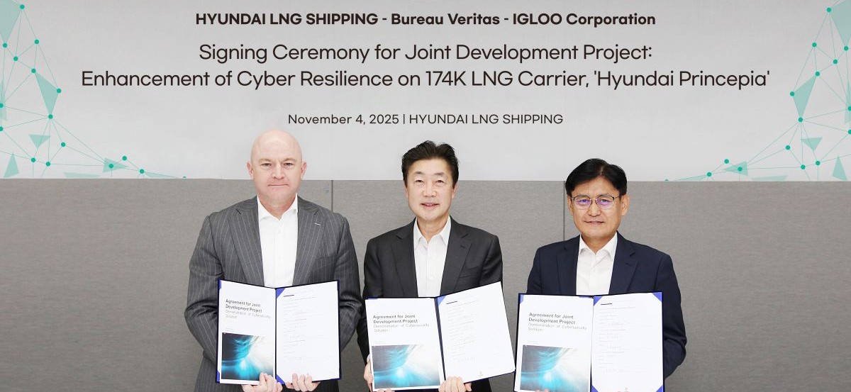 Igloo Corporation, Bureau Veritas, and Hyundai LNG Shipping Initiate Joint Development of UR E26/E27-Based Ship Cyber Resilience