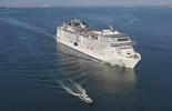 MSC Virtuosa during sea trials