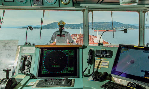 Surveyor on the Bridge, showcasing a connected vessel