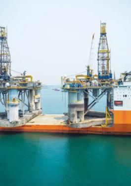Ship in ocean 